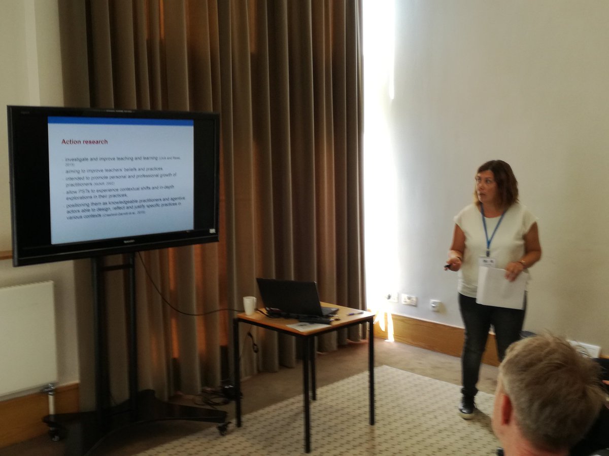 <a href="/dehunuk/">Deniz Hunuk</a> presents teachers educators' &amp; pre-service teachers' action research experiences @UoE_AIESEP2018 <a href="/aiesep/">AIESEP</a>