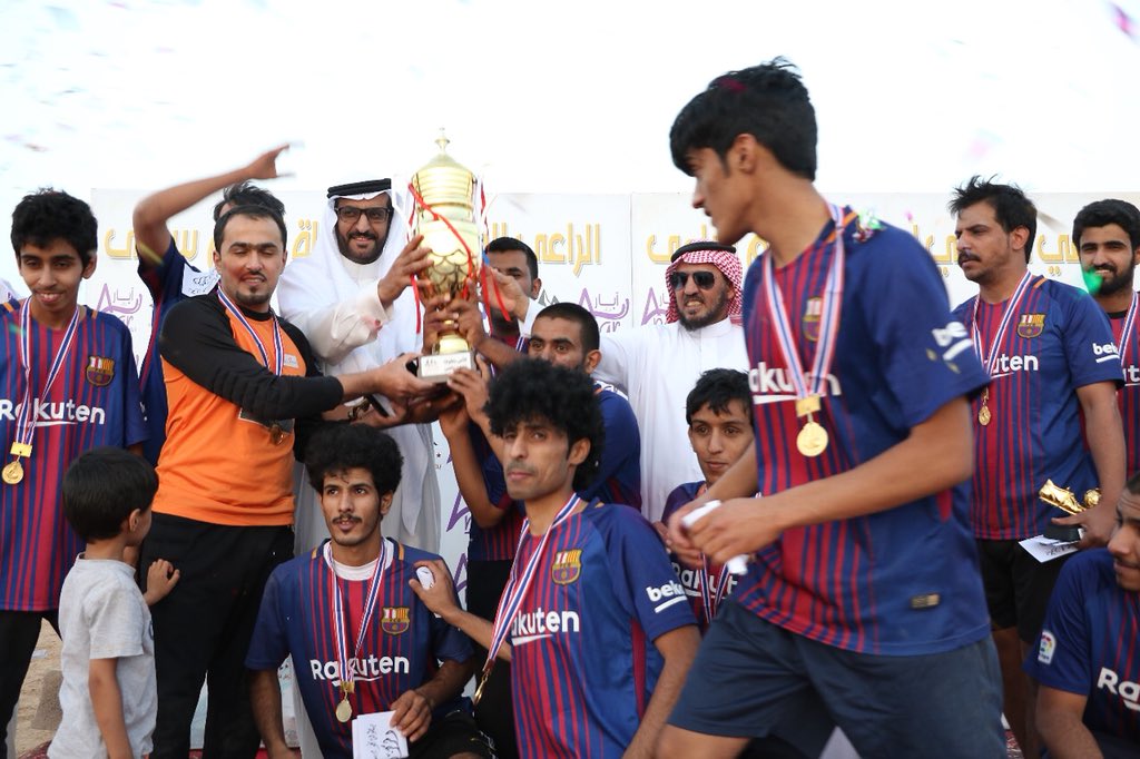 صور إحتفالات بطل بطولة #نجوم_سلمى في نسختها الأولى للعام 2018 . مع ملخص المباراة.