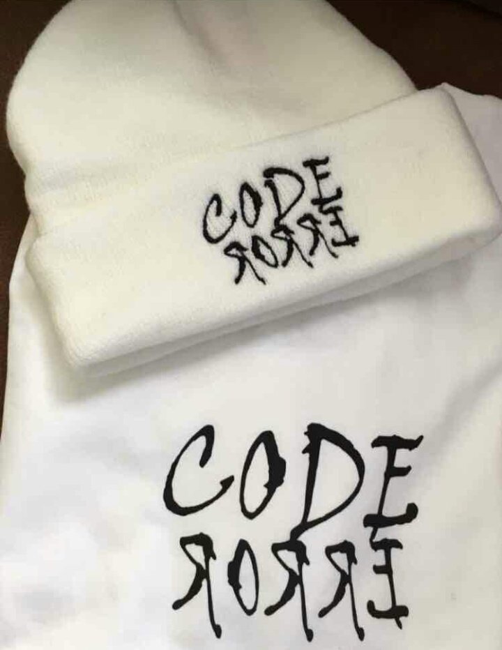 goldengirl7x's tweet image. get your preorders for @_CodeError through
prices are changing soon
shirts going for R150 and beanies R120
🔌 #CodeError