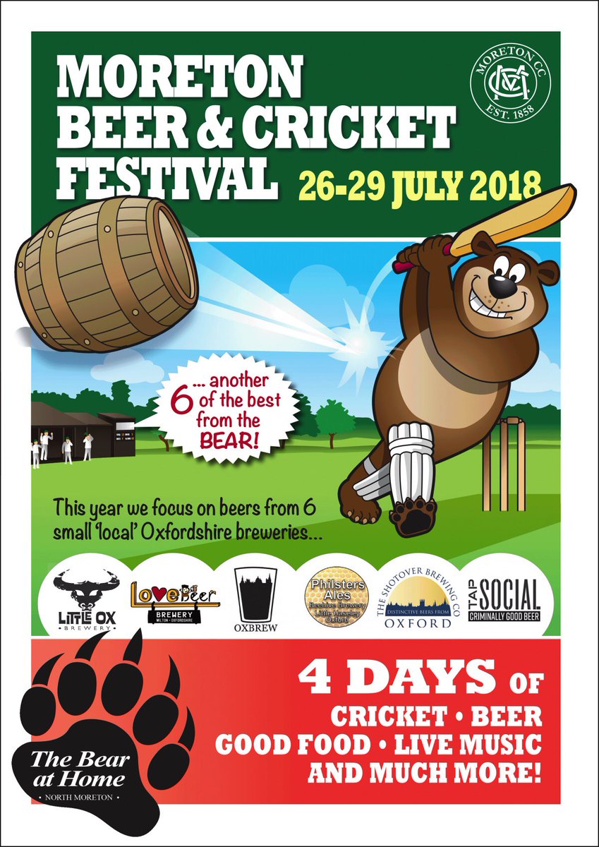 Round Two <a href="/thescoundrelsuk/">The Scoundrels!</a> tonight!! It’s <a href="/BearAtHomePub/">Bear at Home</a> Beer &amp; Cricket Festival weekend!! Entertainment from <a href="/thescoundrelsuk/">The Scoundrels!</a> at 9pm!! Let’s do this!! 🤘🏼💃🕺#livemusic #oxfordshire #party