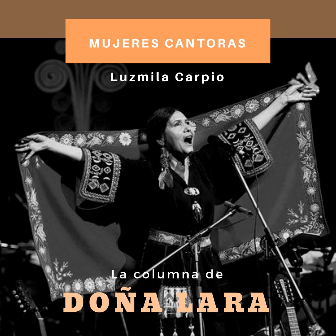 [MUJERES CANTORAS] 👩🏽🎤 Hace unas semanas Doña Lara nos volvió locxs con su clásica columna. Hoy vuelve y nos va a contar sobre <a href="/luzmilacarpio/">Luzmila Carpio</a> 💜

🎙 Desde las 19hs por Radiopresente.org.ar