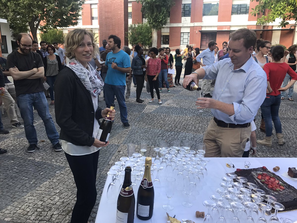 Monica Bettencourt-Dias (@igccentrioles) on Twitter photo Double celebration @IGCiencia. Congratulations to <a href="/claudia_bank/">Claudia Bank</a> (left) for #ERCSTG grant and Colin Adrain (right) for <a href="/FundlaCaixa/">Fundación ”la Caixa”</a> / FCT. Fitness landscapes and protein trafficking at their best. Look forward to more science from them!@ERC_Research, #EUresearch, #Philanthropy Double celebration @IGCiencia. Congratulations to <a href="/claudia_bank/">Claudia Bank</a> (left) for #ERCSTG grant and Colin Adrain (right) for <a href="/FundlaCaixa/">Fundación ”la Caixa”</a> / FCT. Fitness landscapes and protein trafficking at their best. Look forward to more science from them!@ERC_Research, #EUresearch, #Philanthropy