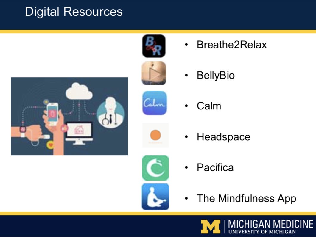 WalterChanMD's tweet image. Useful digital resources for patients suggested by @DrRiehl for behavioral therapies for functional GI disorders. #ANMS18 #FGID