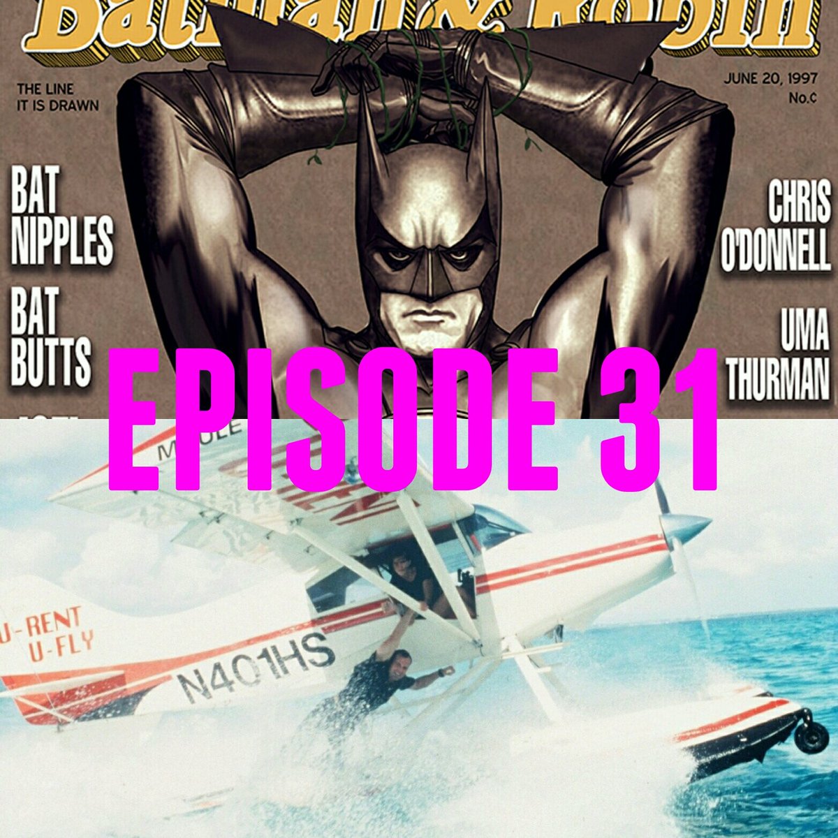 CinemAbysmal's tweet photo. 🚨NEW EPISODE ALERT🚨

We talk bad sequels to good movies! We asked you to vote from 8 sequels and you sadists narrowed it down to Batman &amp; Robin and the Speed sequel - which, oh boy. Just listen. Check it out: https://t.co/FmzmuPPLIU
#pod #podcast #batman #dc #speed2 #clooney https://t.co/FDXfDKLJNZ