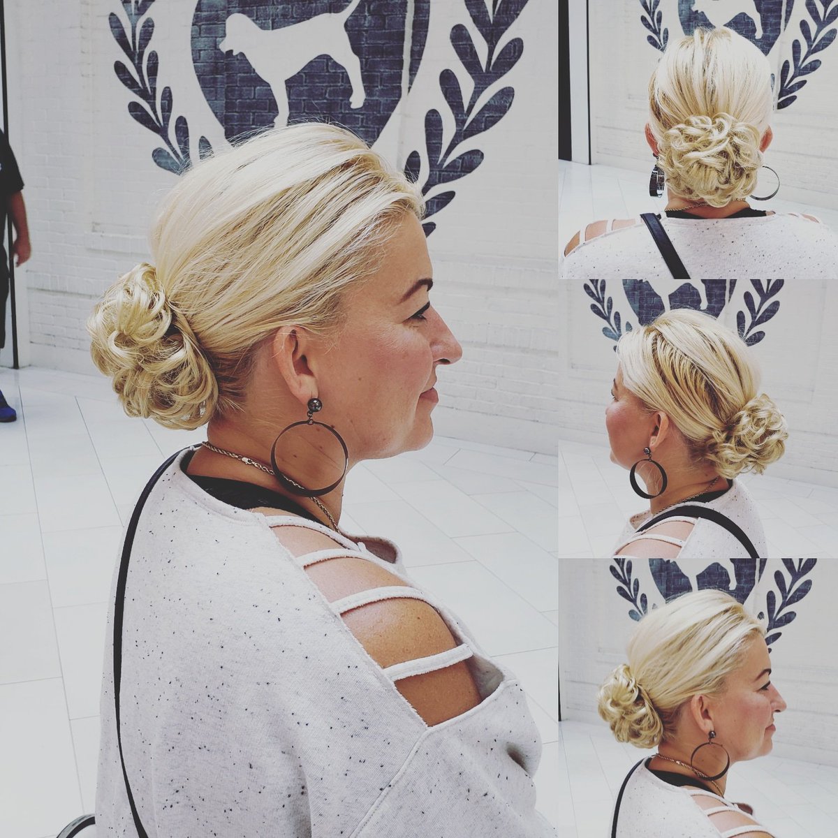 Gwiyomi On Twitter Bun Style With Scrunch Easy To Fix Your Hair
