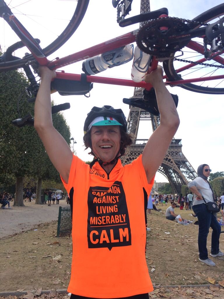 rev_mattfinch's tweet photo. And there it is! 300miles with great people, wonderful cycling and all for an amazing charity CALM @theCALMzone 
https://t.co/R87wQdaYt7 https://t.co/fOt5YixhbC