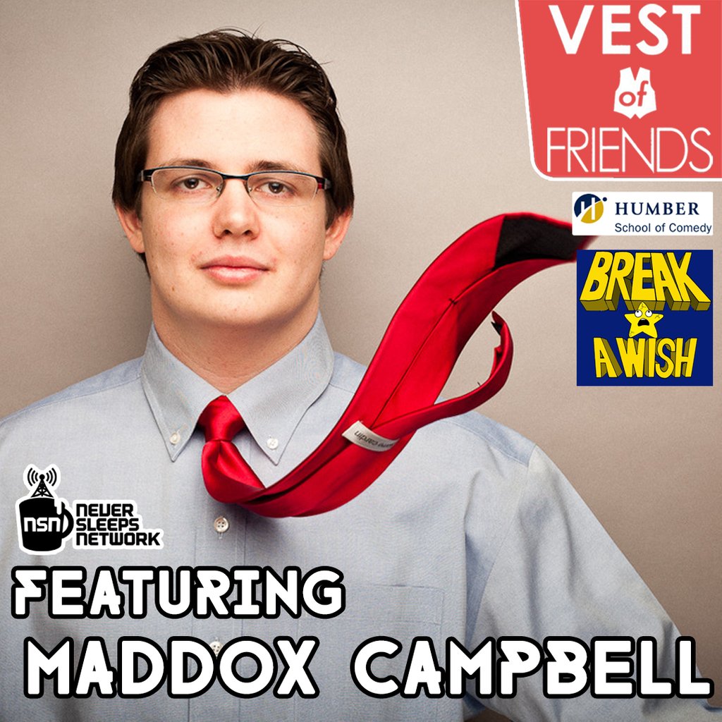 NeverSleepsNet's tweet image. ICYMI: @VestofFriends cranks out the jokes with @BreakAWishPod's @MaddoxCampbell. buff.ly/2Nl1bax 
#TOComedy #PodernFamily #comedy