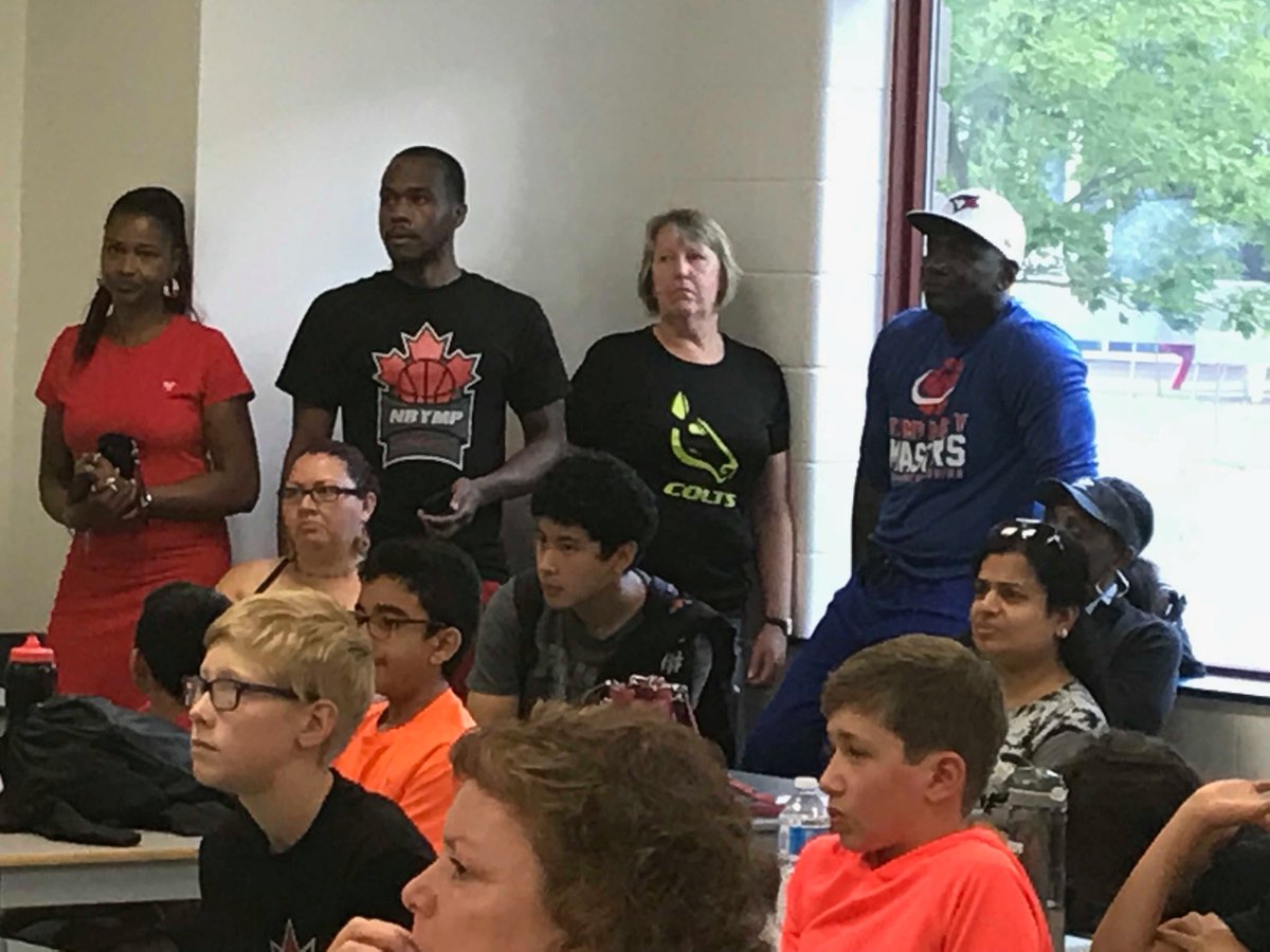 dbrioux's tweet photo. Listening intently to Nick Wiggins, some of our ⁦@CentennialCOLTS⁩ staff and alumni #NBYMP #GetTogetherTO https://t.co/ZcKpmTnreD