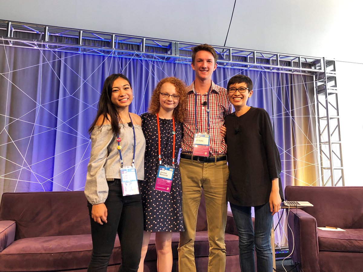 scratch's tweet image. No better way to begin the final day of #ScratchMIT2018 than to hear from Scratchers themselves.