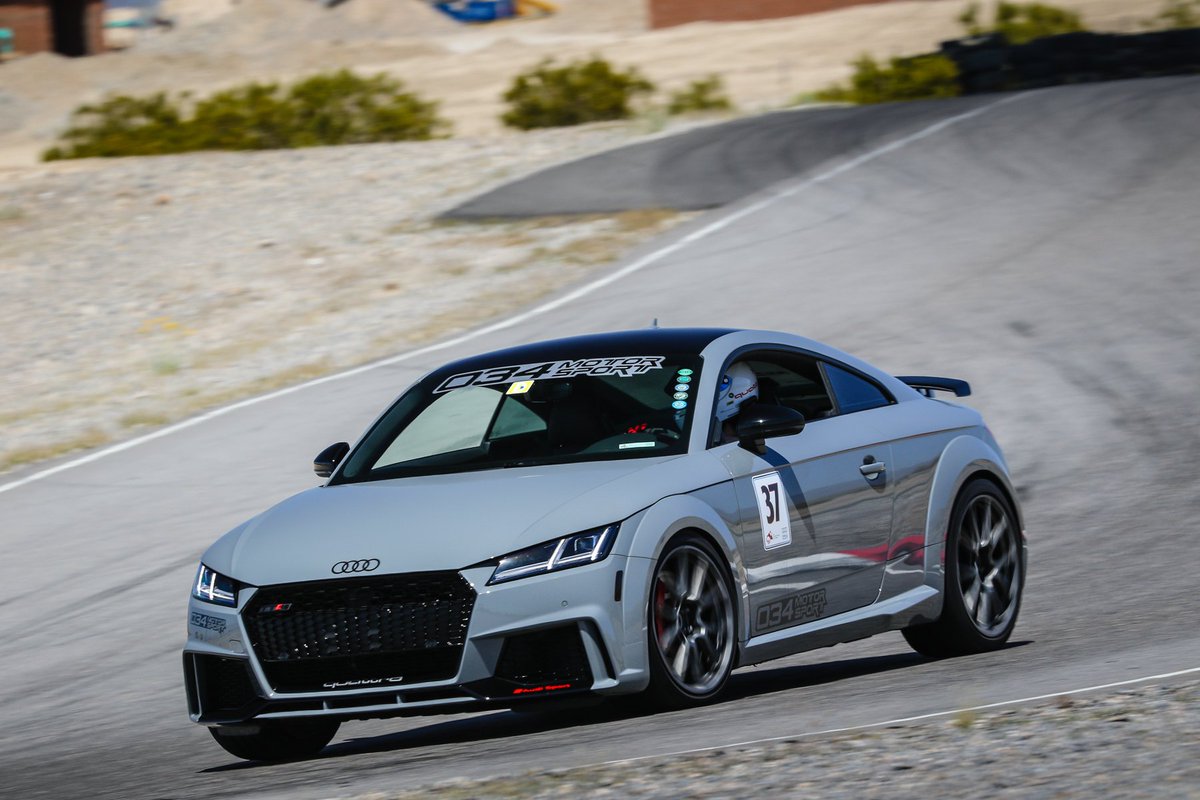 034Motorsport's tweet photo. The #034Motorsport #8S #Audi #TTRS Development Vehicle takes to the track, testing everything from our Dynamic+ Performance Software to suspension upgrades such as our #MQB Camber Mounts, Spherical Rear Trailing Arms, and Billet + Spherical Dogbone Mount.
#Drive034 #Tracktested https://t.co/5uaJjvXp4T