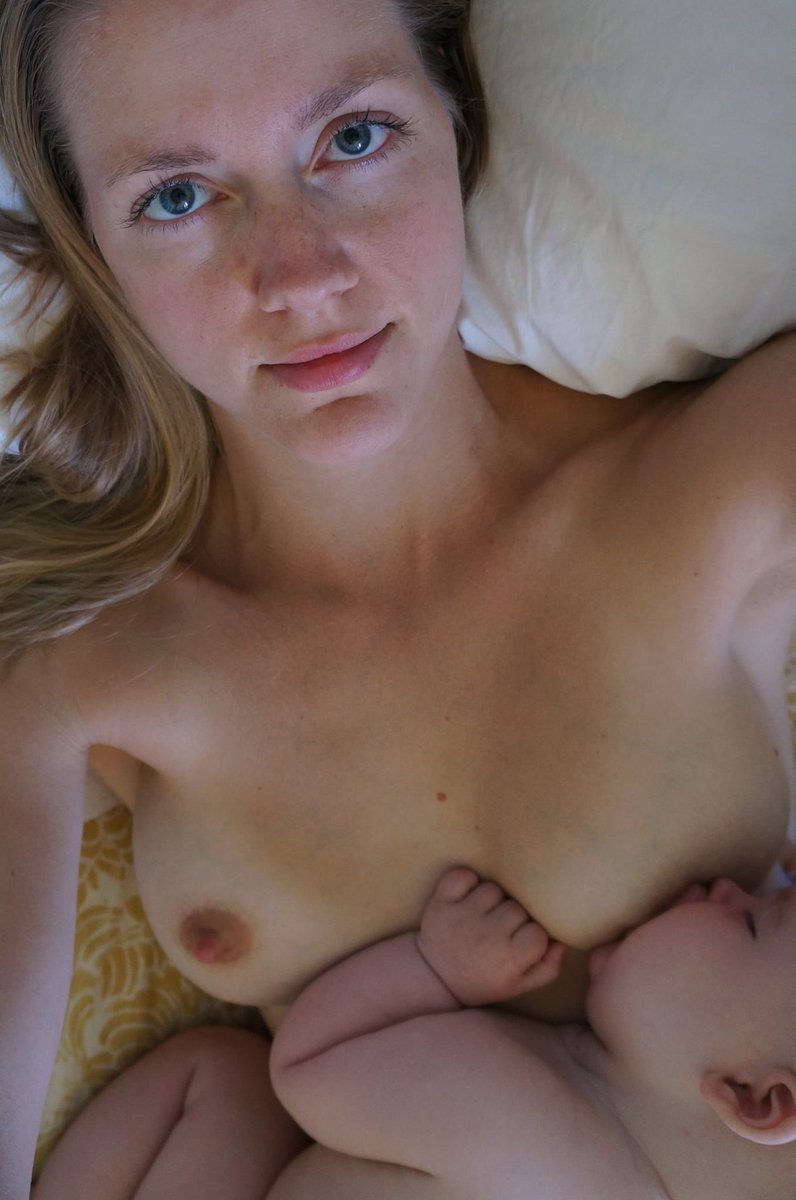 There is nothing sexual or lewd about this picture. It’s a picture of a mother feeding her child. Breasts are for producing milk to feed offspring. Society has sexualized the human body for far too long. Time to wake up. #FreeTheNipple #stopshamingbreastfeedingmothers