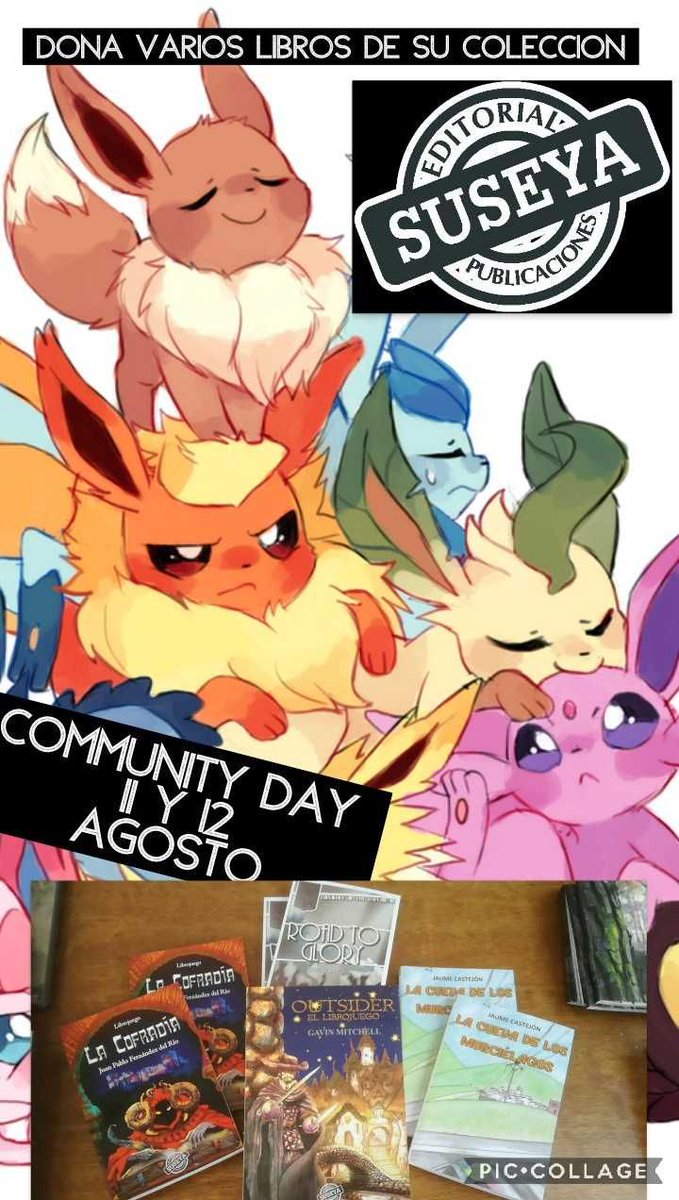 PokegoSolidario's tweet photo. @Suseyaediciones colaboró y repite este mes otra vez en el #communityday . Gracias!!!!!! https://t.co/V6muI6IdKa