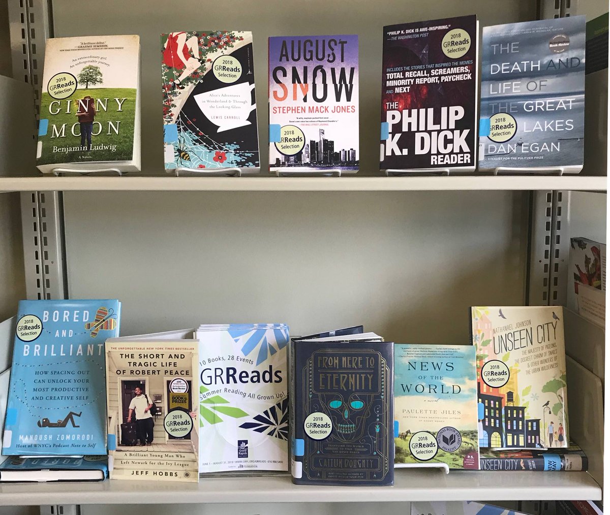 grpl's tweet photo. It's not too late to submit your books picks for GR Reads 2019 and be entered in a drawing for a copy of each of this year's titles. Fill out the form at any branch or online: https://t.co/9gt23Fs5Ke #GRReads https://t.co/olWlUEdk6n