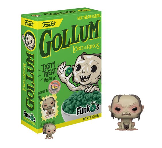 RT &amp; follow <a href="/OriginalFunko/">Funko</a> for a chance to WIN a box of Gollum FunkO's cereal (with Pocket Pop!).