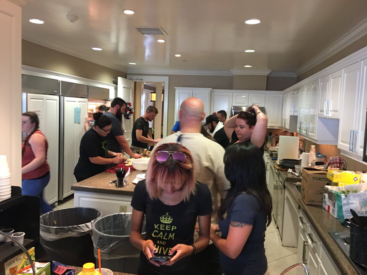 ChiveOnChicago's tweet photo. #ChiveChopped lunch prep at the @FisherHouseFdtn at @HinesVAH is underway! #KCCO #RAKitWEEK https://t.co/cbzSkX4hD6