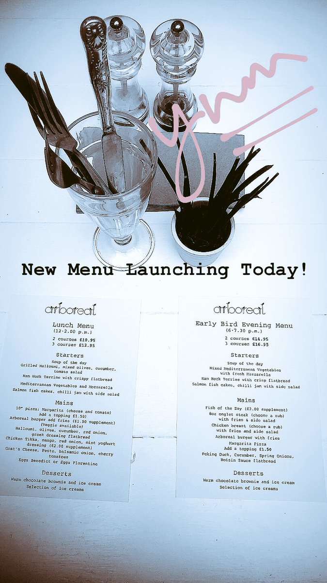 New menu launching today! #cowbridge #goodfood #localhotspot