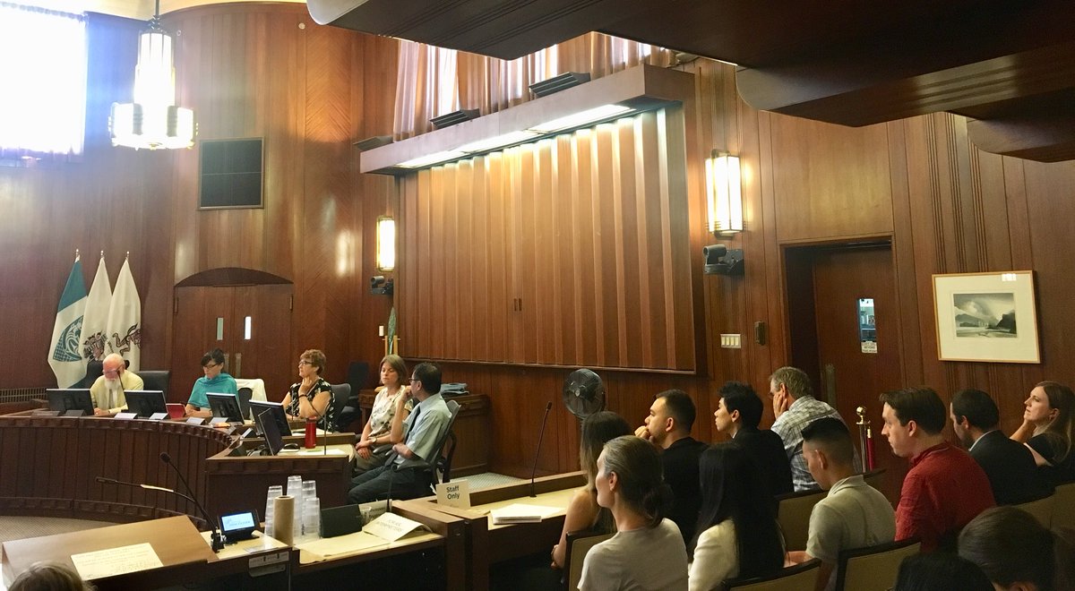 ubcSPPGA's tweet photo. 2nd weekend of @UBCDemocracy Institute of Future Legislators is underway, this time at Vancouver City Hall on “What you should know if you’re elected to municipal politics.” Several Vancouver City staff &amp; councillors, as well as Senator Larry Campbell &amp; Frances Bula are with us! https://t.co/1tMsb3Q3tk