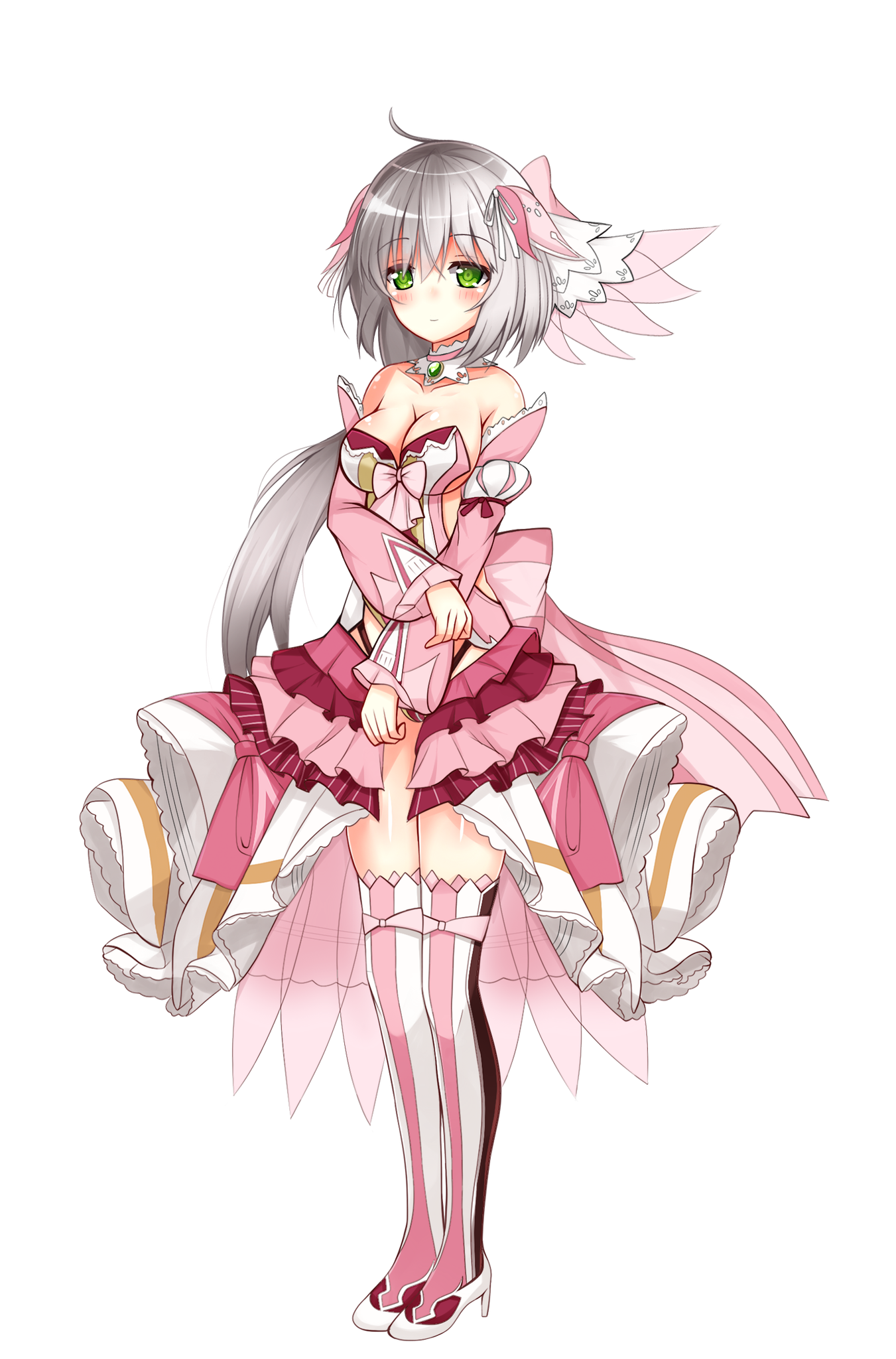 白猫ハル Twitterissa 個別verその1 イフェイオンと団長 セルリア フラワーナイトガールイラスト