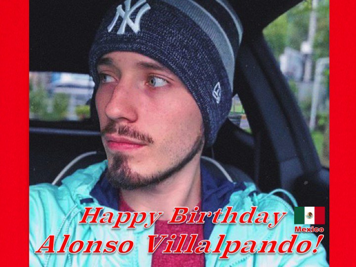 WORLDMUSICAWARD's tweet photo. Happy 22nd Birthday to the very handsome and talented #AlonsoVillalpando of #CD9! @soyalonsovillal @CD9 
👏🇲🇽🎶🎤🎂🎉🎁🎈😍🌟💫🎇 https://t.co/dwtqRE5WuI