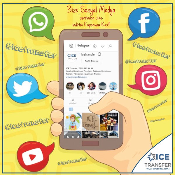 icetransfer1's tweet photo. Bizlere Sosyal Medya Üzerinden Ulaşan Misafirlerimize İndirim Kuponu Fırsatı🎁
Rezervasyon Numaramız;
0539 383 44 44
https://t.co/zdAUo7O1LL 🌍
@icetransfer #icetransfer #antalyatransfer #antalya #belektransfer #kemertransfer #alanyatransfer #gazipaşahavalimanı https://t.co/j9QkGqAw0J