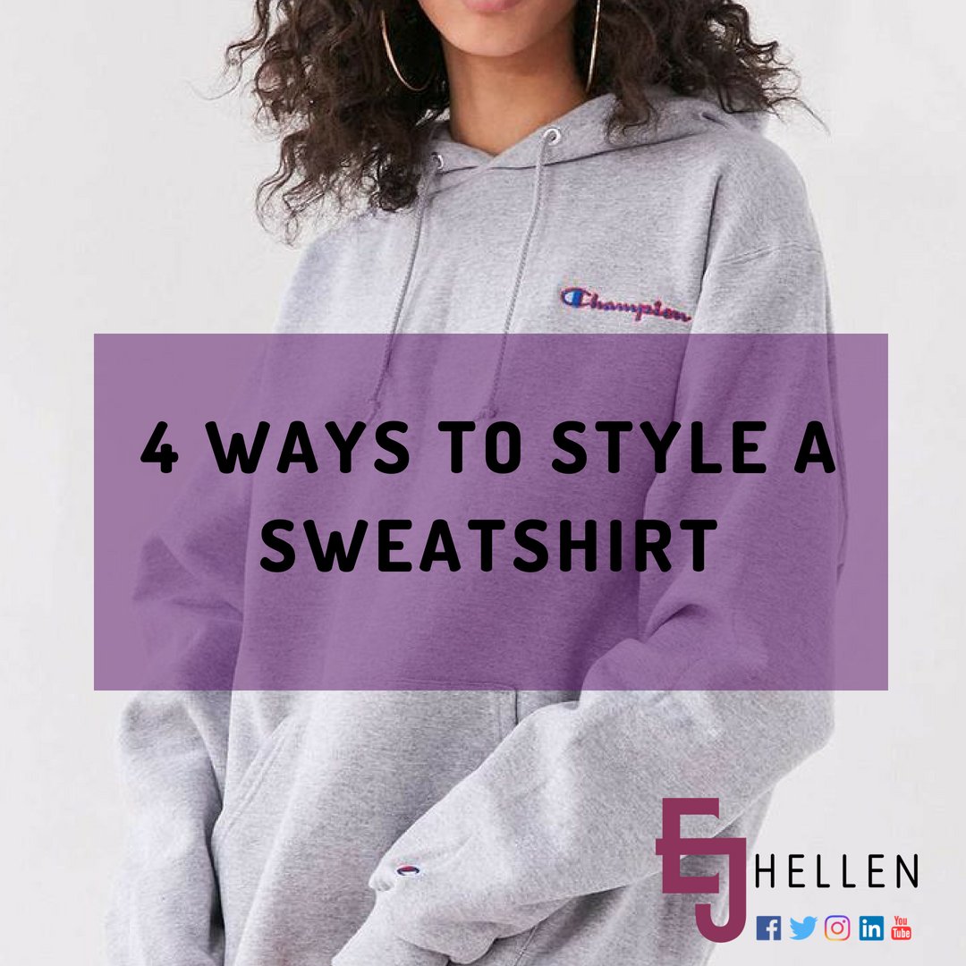 EJHellen1's tweet photo. 4 WAYS TO STYLE A SWEATSHIRT ๐ก๐ก๐ก๐ก Bold fashion #ejhellen #fashion #thread https://t.co/Y0VRCzjbfF