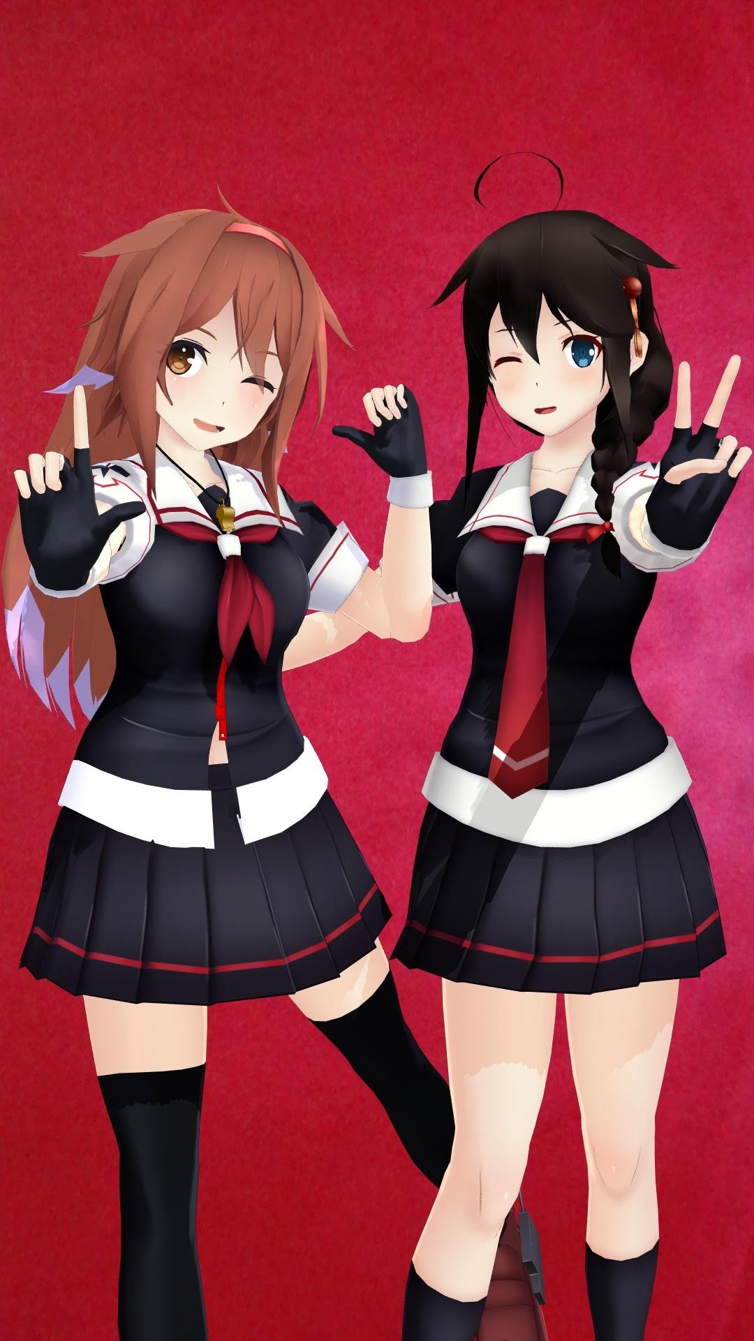 ユージ 六四零 ウルトラ白露提督 新たなスマホ壁紙 艦これ Mmd艦これ 白露 白露改二 時雨 時雨改二 白露型 しらしぐ T Co Bevvxxsaff Twitter
