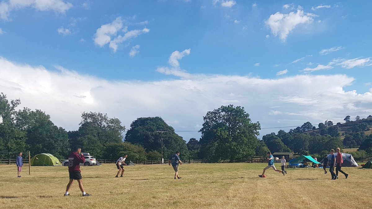 2ACScouts's tweet image. #2ACScouts finish off the day at Summer Camp with a patrol football tournament...