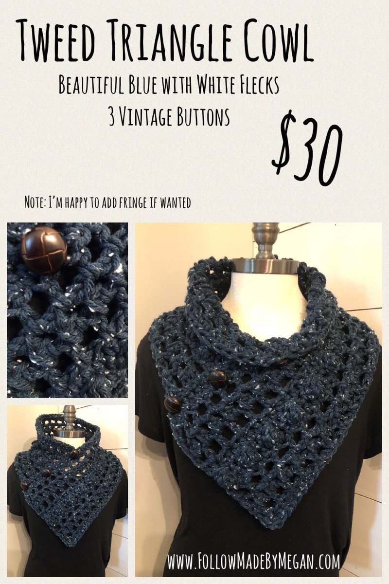 FollowMbM's tweet photo. #followmadebymegan #crochet #vintagebuttons #smallbusinesses https://t.co/VN9dVoqrum