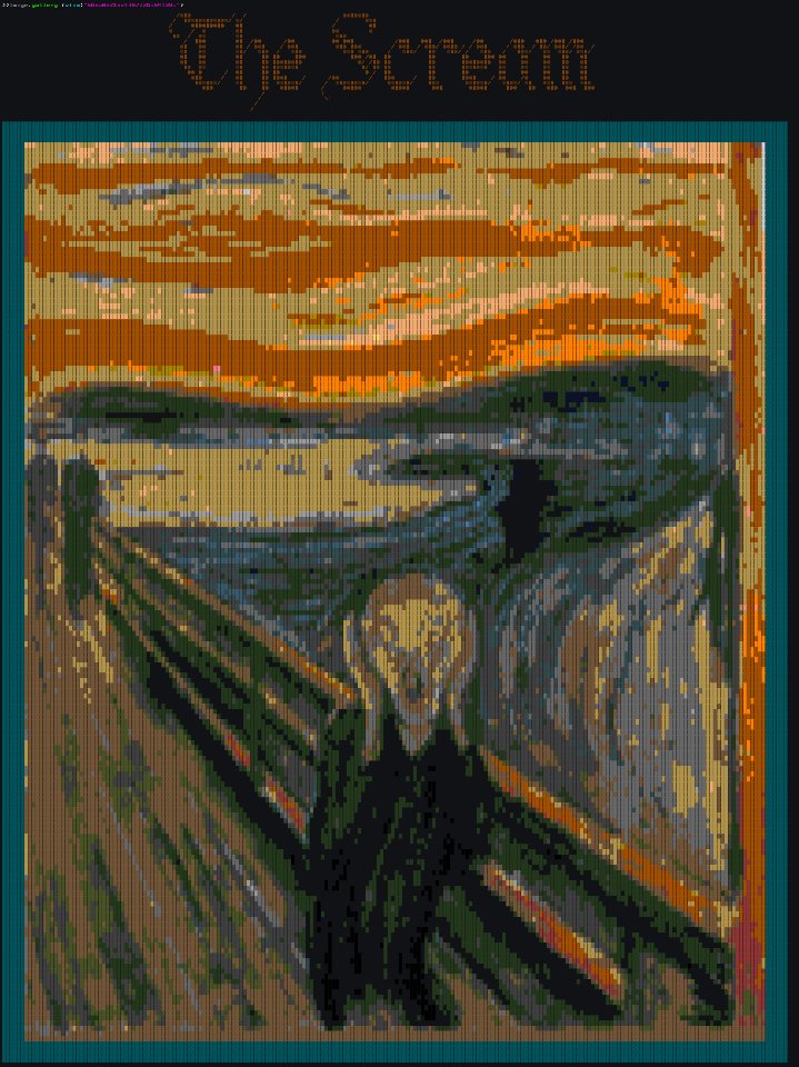 hackmudgame's tweet image. gui.size {i: -20} -- loks like some1 has started an art gallery