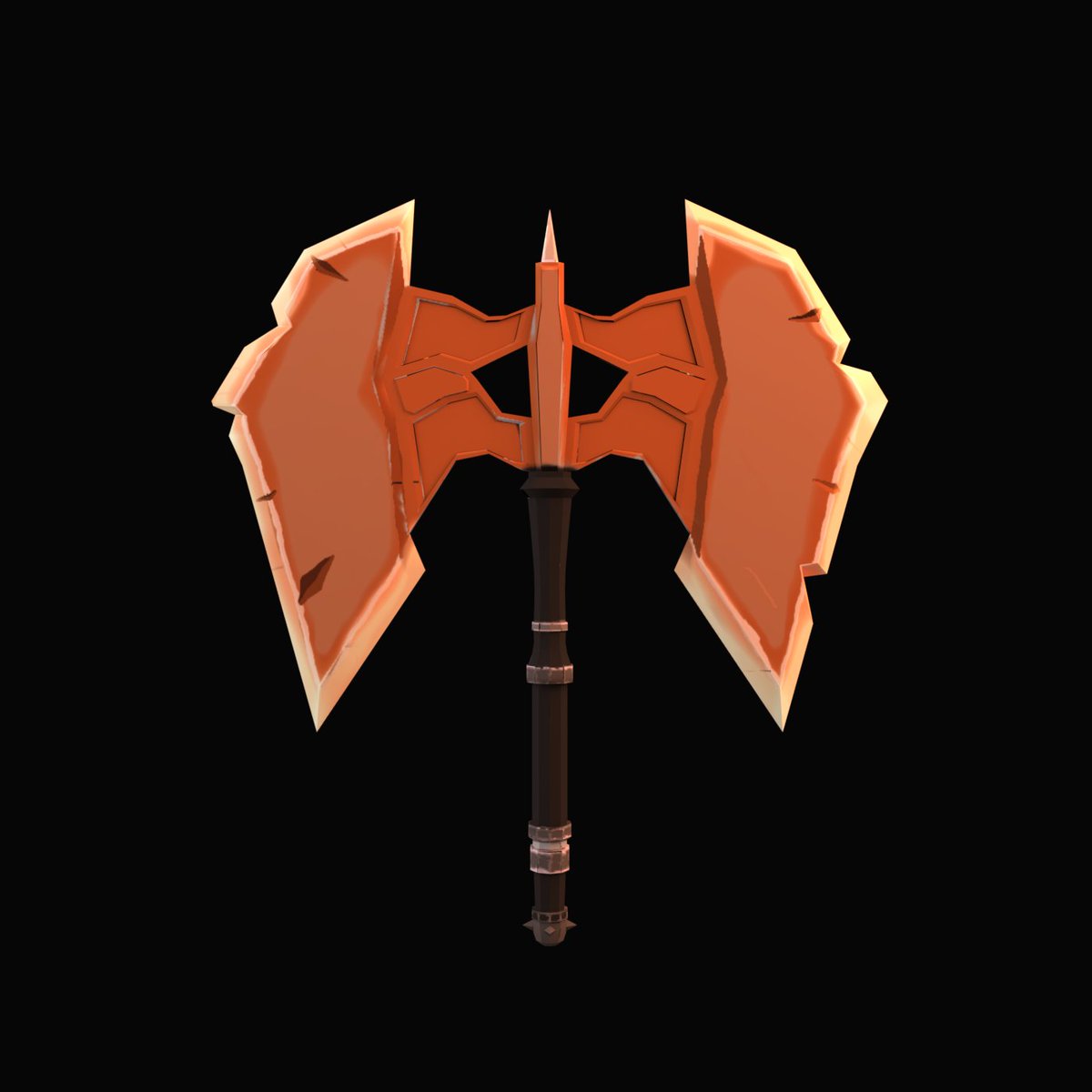 Another Texture Paiting Test with Blender! Fire Axe~

#Blender3d #videogames #axe #indiedev #gamedev #myfuel #art #cg #3dart  #gameart #fantasy #Elementary #coffeetime #goodafternoon #nofilter #fire #AreYouReady #texture #nodes #madebyme #conceptart #photoshop