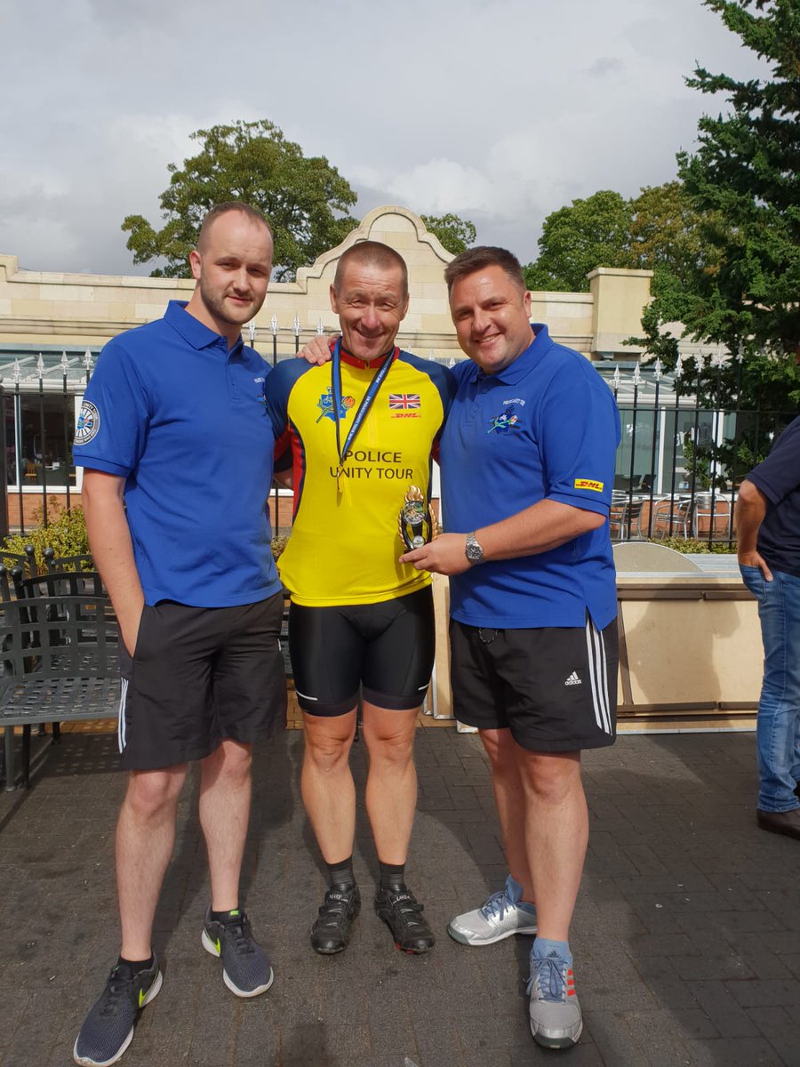 A huge thankyou goes to Alan McGowan and Lee Dawes for the brilliant support in keeping us safe,fed and hydrated #pairoflegends @UK_COPS @policeunitytour @ScotsPoliceCU @DumfriesGPolice @policescotland