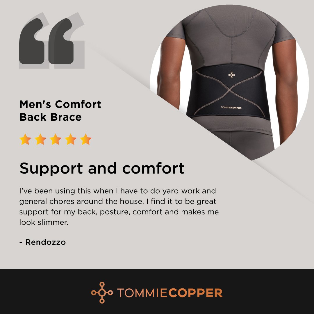 Tommie Copper™ on X: Have you tried our Comfort Back Brace yet
