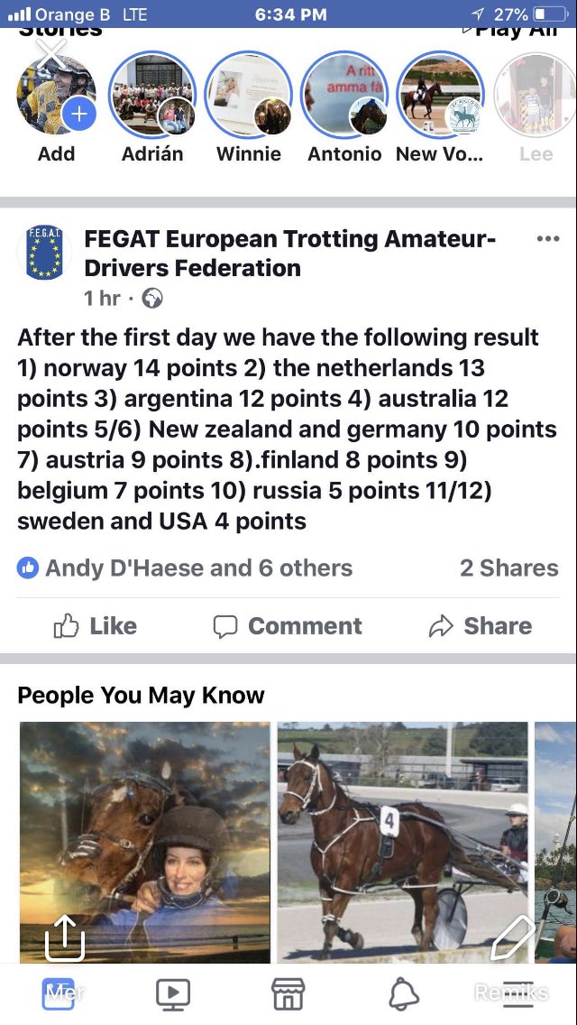Verdensmester for en dag!! Måtte det gå like bra i morgen🐎🇳🇴🇳🇴