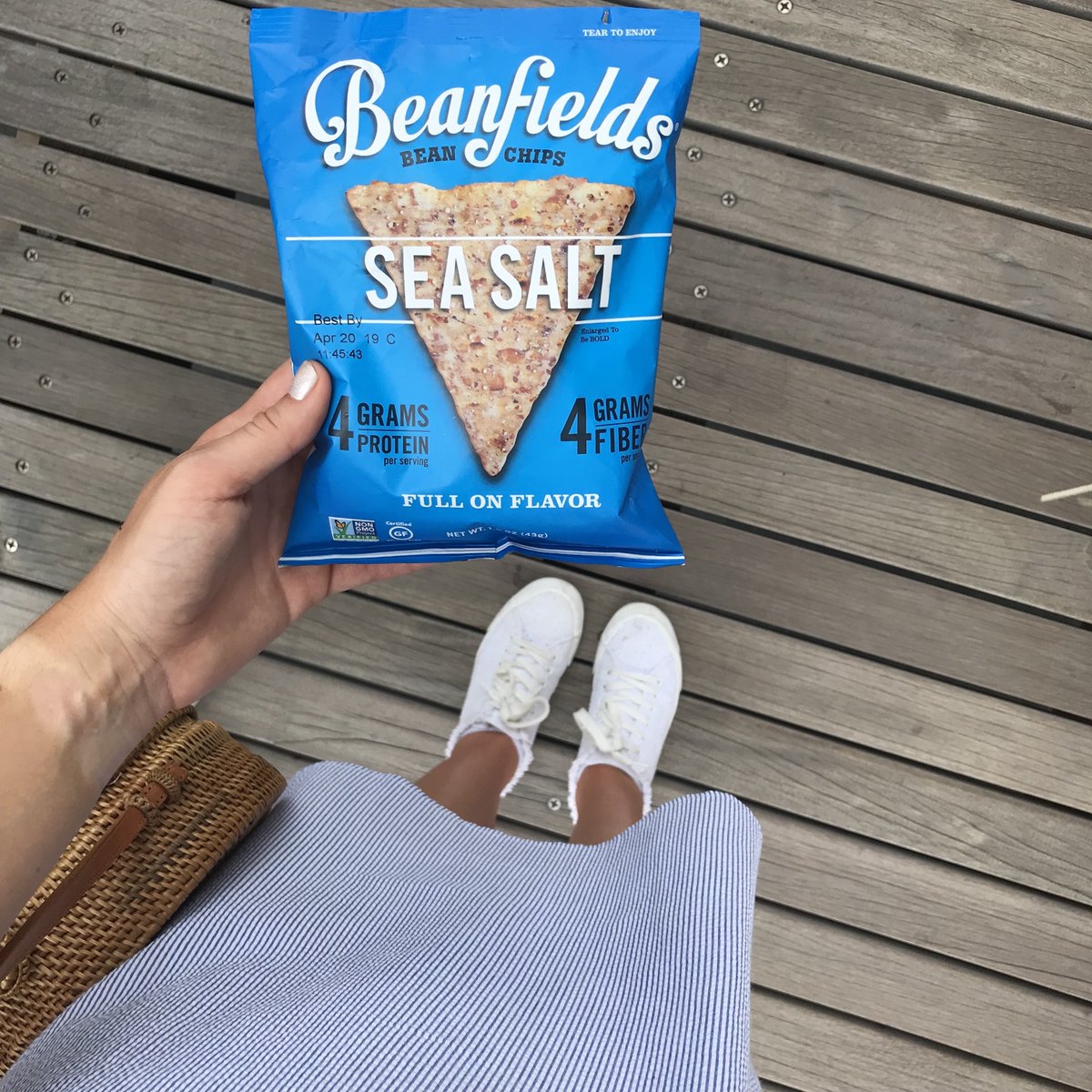marshamcanada's tweet image. When you're not basic but you just like the more basic things in life.. like Sea Salt #Beanfields  @BeanfieldsSnack