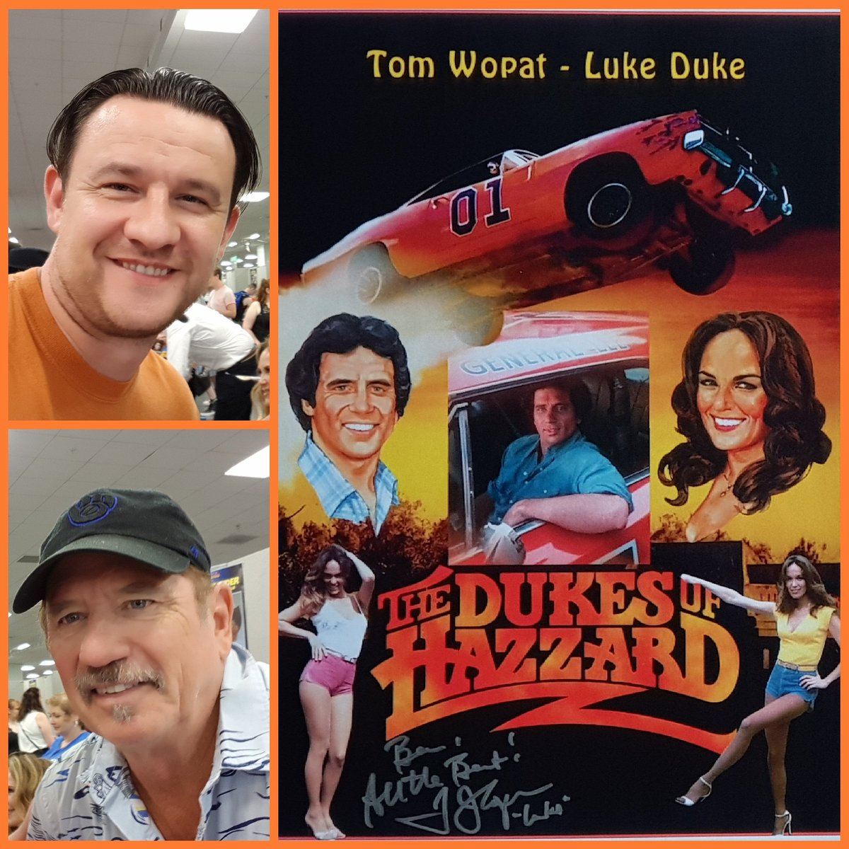 Also met the totally awesome @wopatofficial at LFCC  today.
@officialshowmasters 
#lfcc2018 #tomwopat #thedukesofhazzard #dukeboys #lukeduke #generallee #01 #smallville #comiccon #lfcc