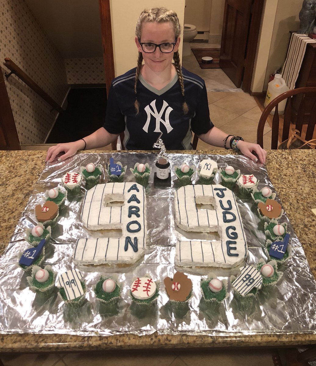 erin_f2450's tweet photo. When your love for sports and baking get to overlap... all for you @TheJudge44 π @Yankees #JudgeBakeoff https://t.co/FID2iVDFtX