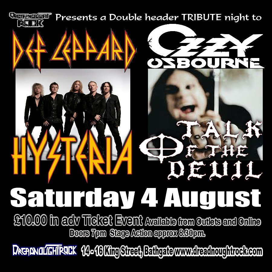 One week to go, classic rock double header <a href="/Dreadnoughtrock/">DreadnoughtRock</a>  with our good mates <a href="/Hysteria_Trib/">Hysteria-DefLepTribute</a>

skiddle.com/whats-on/Edinb…

#ALLABOARD!!!!!! #Doyouwannagetrocked????