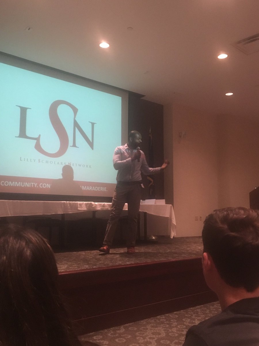 LillyScholars's tweet image. @LexBenjamin_ speaking about infusing our communities and leaving an impact through our actions #INfuseLSN2018