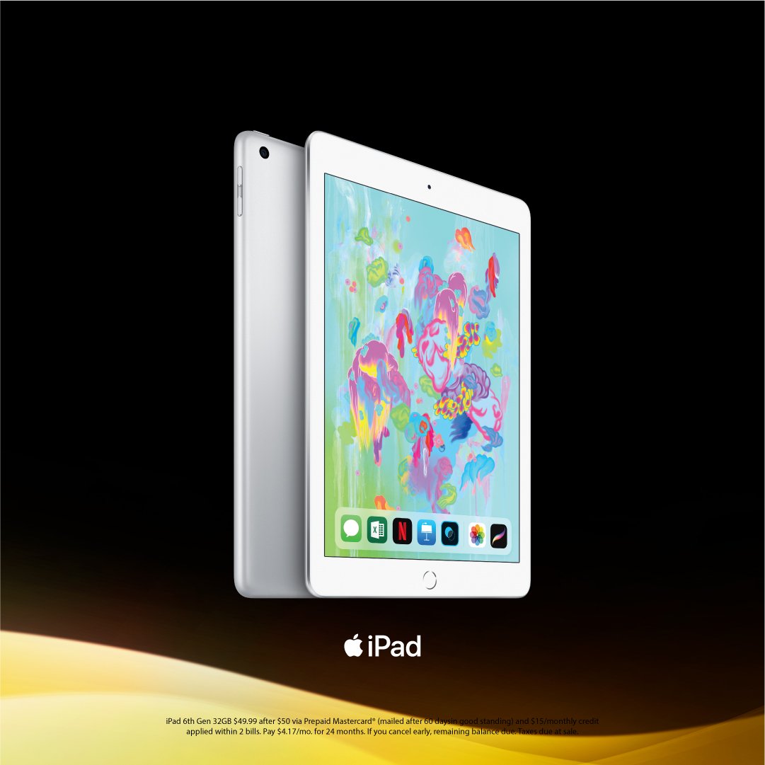 Did you know @Sprint's #summerofsteals includes tablets, too? For a limited time, get a new #iPad for only $49! sprint.co/2LIZZAp