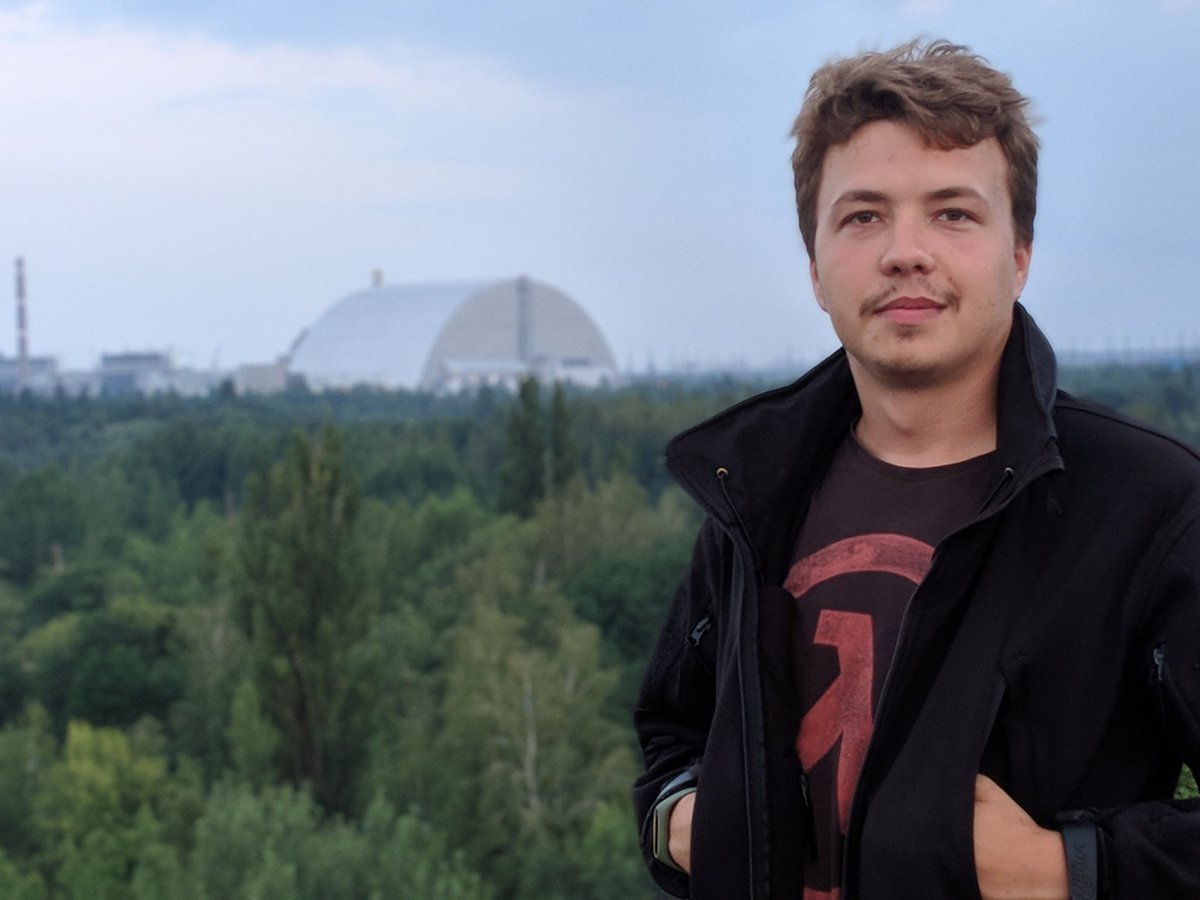 Roman Protasevich on Twitter: "Привет, чо. 2,5 км до 4го энергоблока ЧАЭС.… "