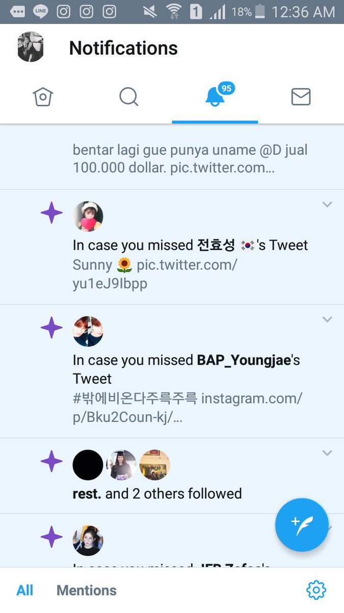ggrusa90's tweet photo. Setelah sekian lama gabuka rp notif jebol. https://t.co/tHjTMeLFTb