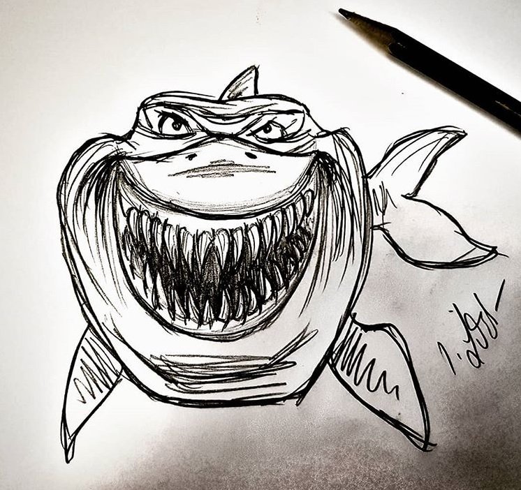 schulz_malt's tweet photo. Happy #sharkweek everyone! ⛵🌊🦈#art #fanart #shark #disney #findingnemo #findingdory #jaws #sharkweek2018 #sharkart @MegMovie #TheMeg https://t.co/Xa4Q3mb8IX