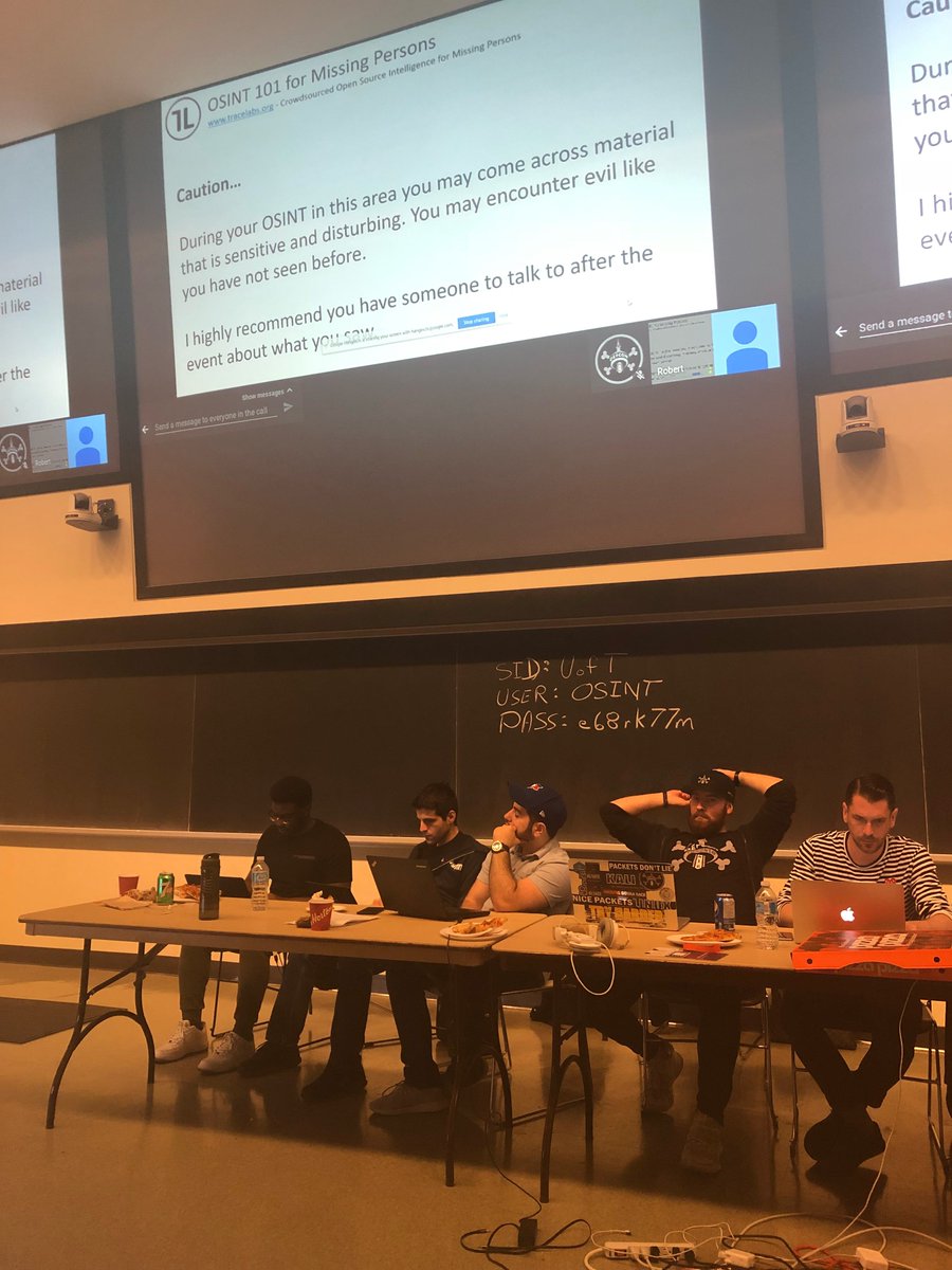 defcon_toronto's tweet photo. @robertesell Creater of TraceLabs, Speaking about why he founded TraceLabs and what he hopes to accomplish with the missing persons OSINT CTF
@Defcon @TraceLabs #MissingDC416 #DC416OSINTCTF #CTF #OSINT #FindMissingPersons https://t.co/Ug9hTQREZD
