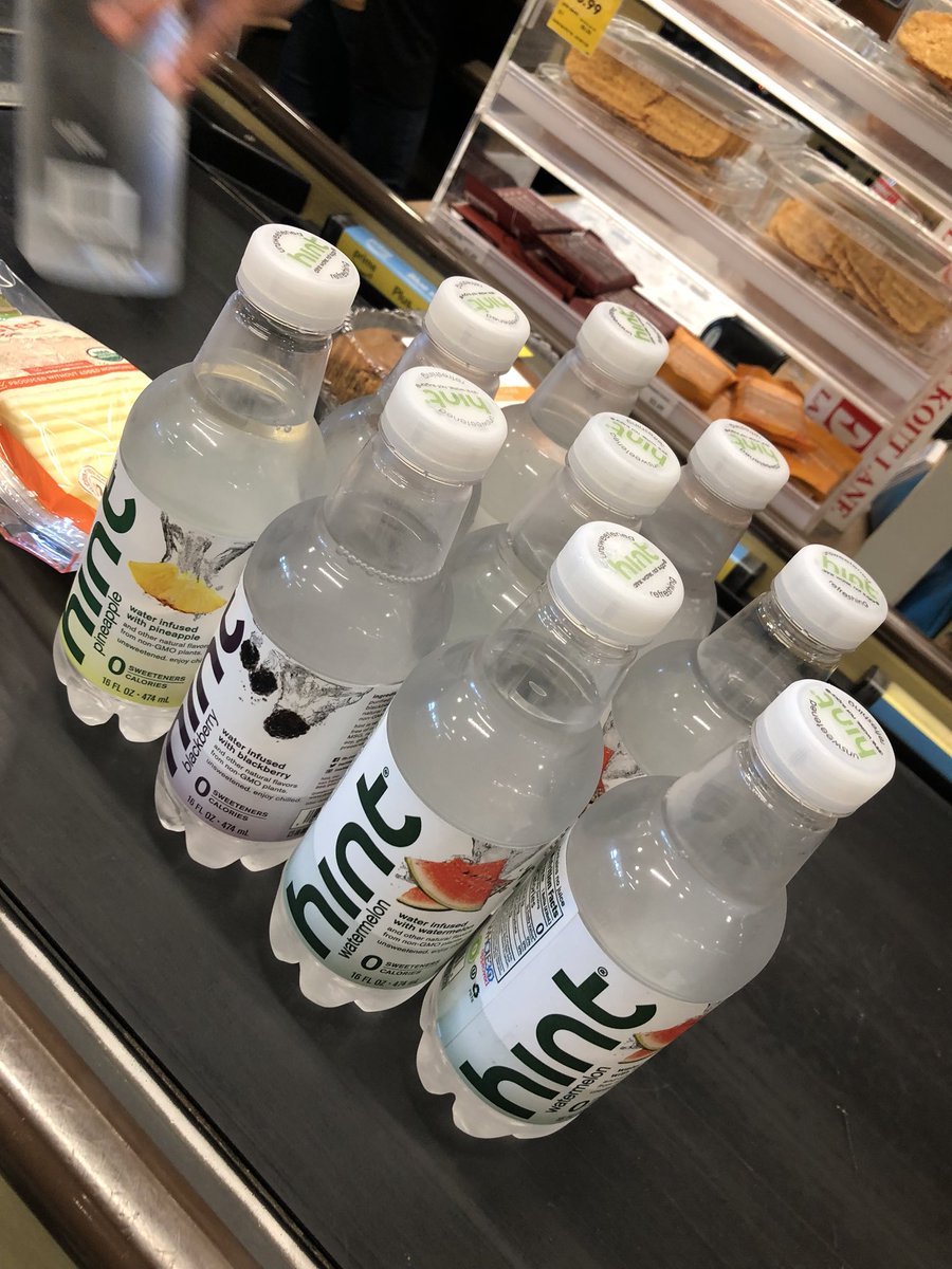 Blake Irving (@blakei) on Twitter photo For the past year, every trip to Whole Foods looks like this at the register at some point. Thanks for getting me hooked on #hintwater <a href="/karagoldin/">Kara Goldin 🍓</a> For the past year, every trip to Whole Foods looks like this at the register at some point. Thanks for getting me hooked on #hintwater <a href="/karagoldin/">Kara Goldin 🍓</a>