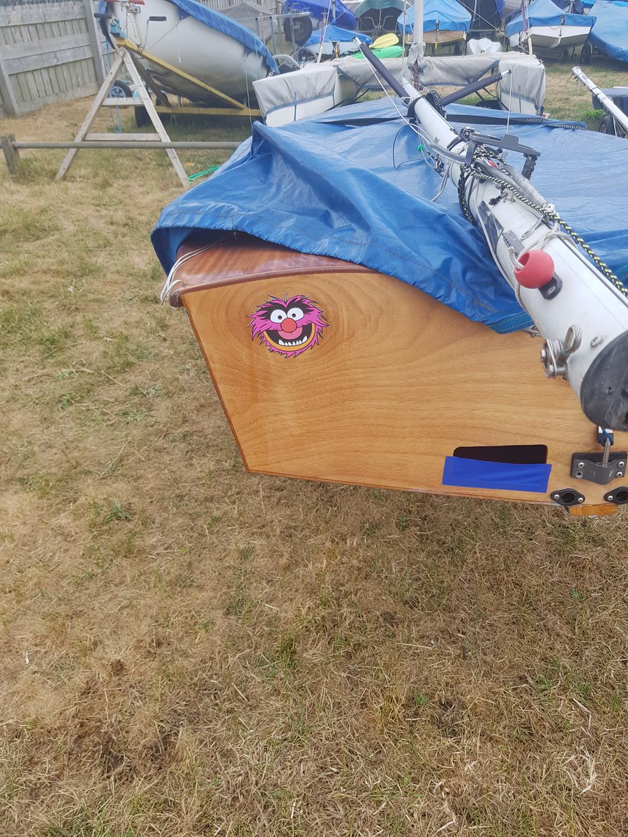 Making a mark in the #Gp14worlds boats park