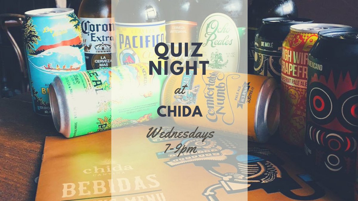 Who's heading over to the quiz next week? Last weeks School of Rock theme went down a blast and we saw some amazing air guitars! We're looking forward to this next one #quiznight #livinlachidaloca