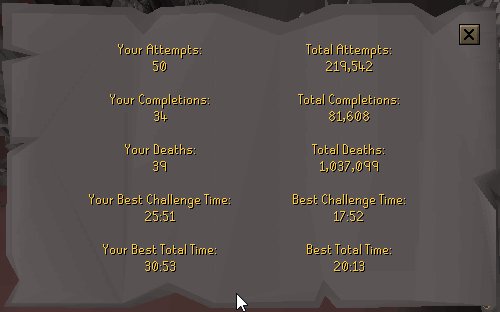 RokiOSRS's tweet image. Very happy with my first 50 attempts 🤩🤩