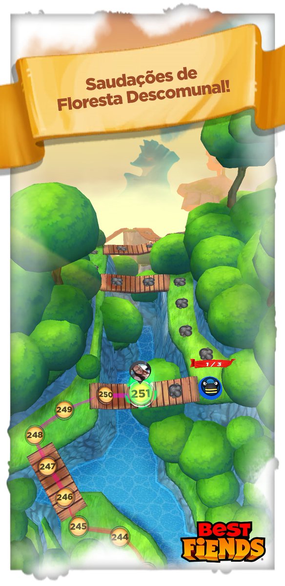 Que venha a fase Floresta Descomunal no #BestFiends - Baixe GRÁTIS - download.BestFiends.com via <a href="/bestfiends/">Best Fiends</a>