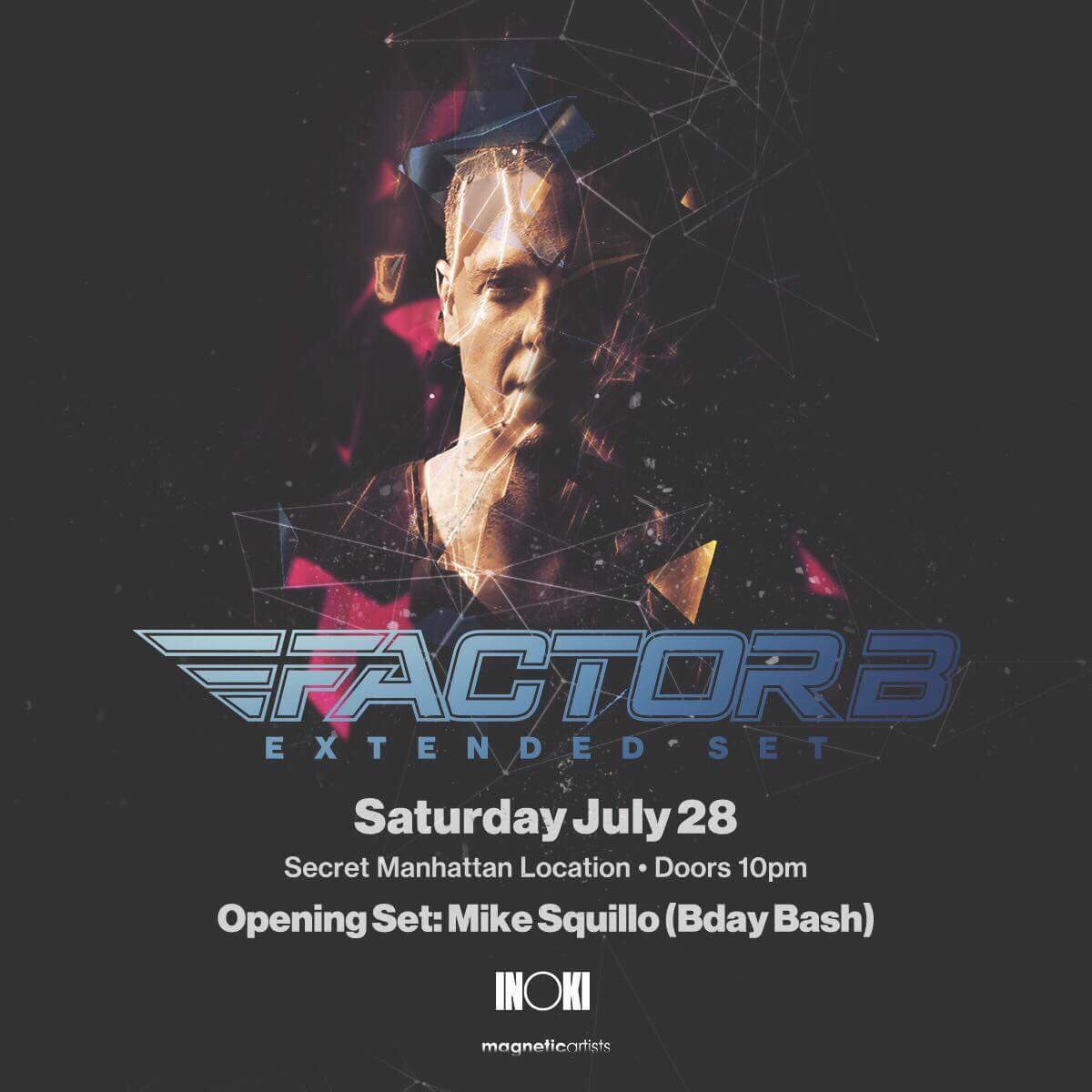 InokiParty's tweet image. Tonight! See you at 157 Bleecker St. Tix available here &amp;amp; at the door: bit.ly/FactorB #Trancefamily #FactorB #NYC