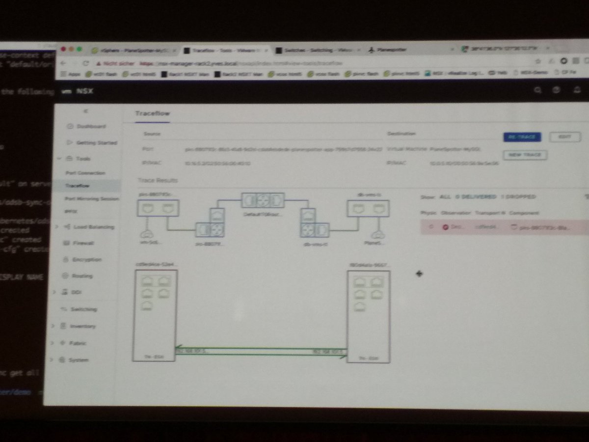 Raphael_Rhapy's tweet photo. NSX da VMWare e traceflow. #openstackbr18 https://t.co/zYXSmUMuPz